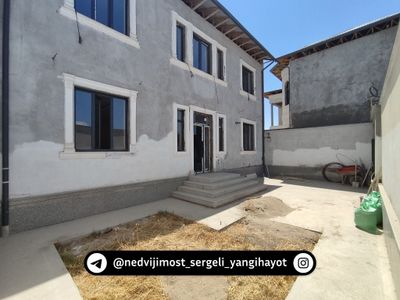 Участок Сергели Спартак 3 сотки 6 комнат 2 этажа 100 м до остановки.