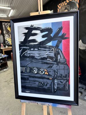 Продам картину с BMW E34