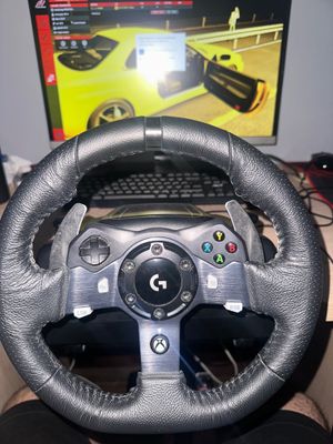 Logitech g920 игровой руль с педалями только для ПК и xbox