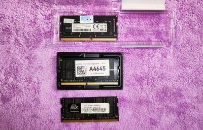 3 та DDR4 ноутбук RAM — янги, ишлатилмаган