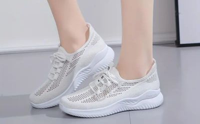 Кроссовки женские летние белые 36