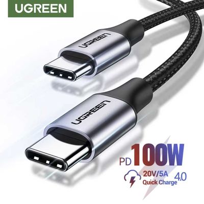 Кабель плетеный / Cable 100w, 60w / Ugreen type C / USB / PD original