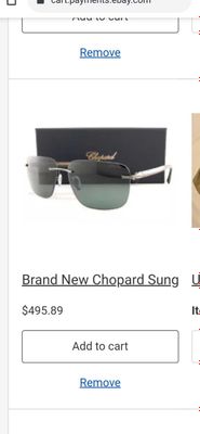 Chopard sunglasses for men's