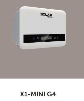 SOLAX X1-MINIG4 Компактный инвертор с максимальной производительностью