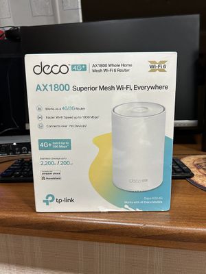 Wi-Fi роутер TP-Link Deco X-20 4G с поддержкой сим-карт