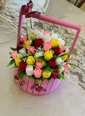 Тюльпаны из Мыла, с запахом