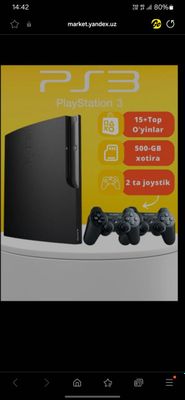 Ps3 3 slim yangi
