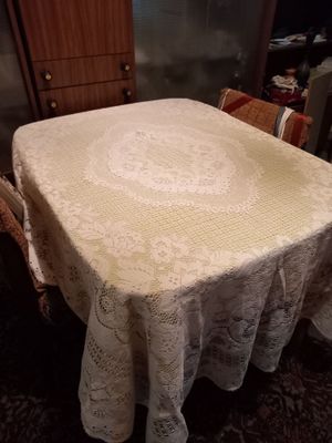 Скатерть ручной работы.