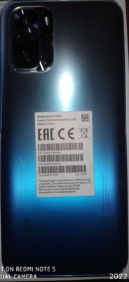 Redmi Note 10 S blue
