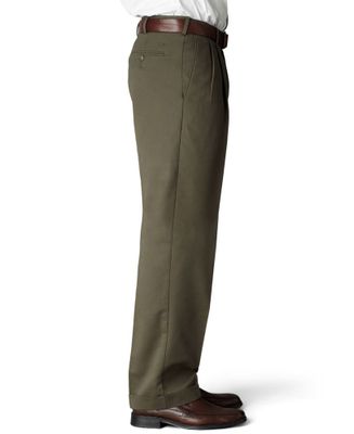 Dockers Мужские брюки D4 из хлопка с поясом Individual Fit