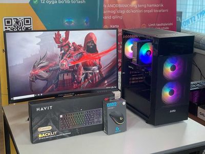 от 704 000 сум / рассрочка: Бюджетная игровая сборка i5-10400F+RX580