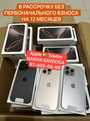 Apple 16 pro nasiya savdoga 12 oyga