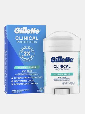 Gillette Clinical Strength – Максимальная защита от пота на 72 часа!