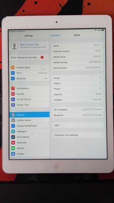 Apple iPad Air 16Gb (Model A1474, 2013)