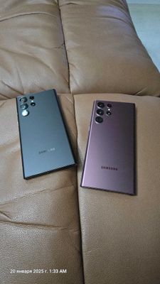 Продаются два телефона Samsung s22 ultro .(свои)