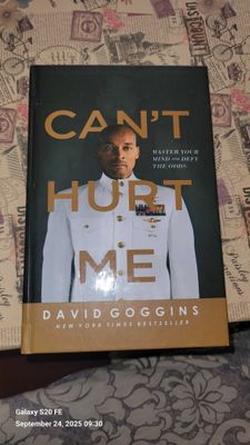 Продаётся книга “Can’t Hurt Me”