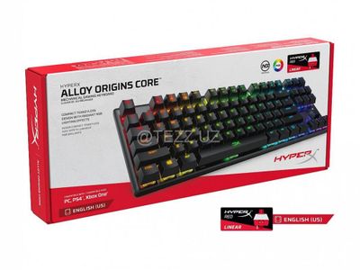 Продам игровую клавиатуру hyperx tkl alloy origins core