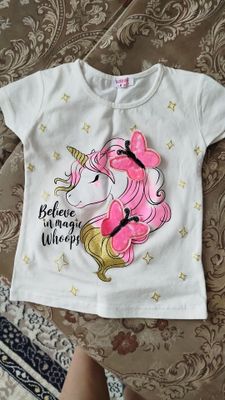 Футболки для девочек 3-5 лет