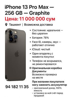 iPhone 13 Pro Max 256 GB IDEAL