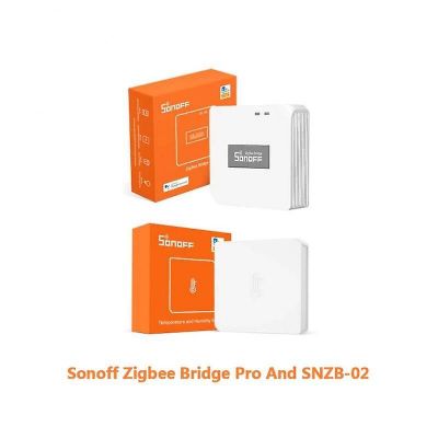 SONOFF ZigBee ZB Bridge (1шт) и ZSNZB-02 Temp.-Humidity sensor (2шт)