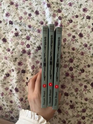аниме книжки Spy family 4,5,7