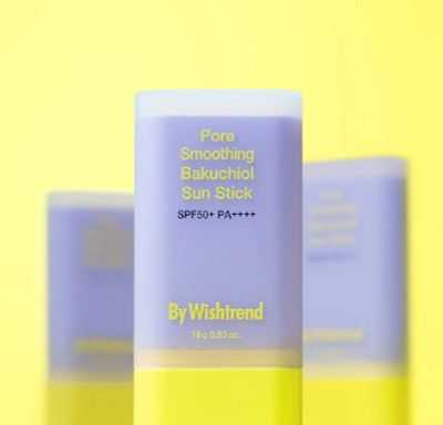Солнцезащитный стик By Wishtrend Pore Smoothing Bakuchiol Sun Stick SPF50+ PA++++, 18 г