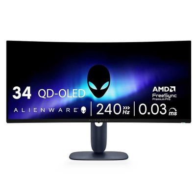 Монитор 34 Deel AW3425DW WQHD, QD-OLED, 240Hz