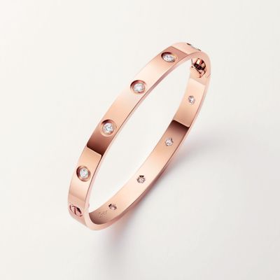 NEW Браслет с 10 бриллиантами Cartier Love B607021