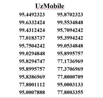 Uzmobile sim karta