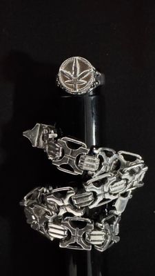 Braslet+uzuk 925 proba Kumush