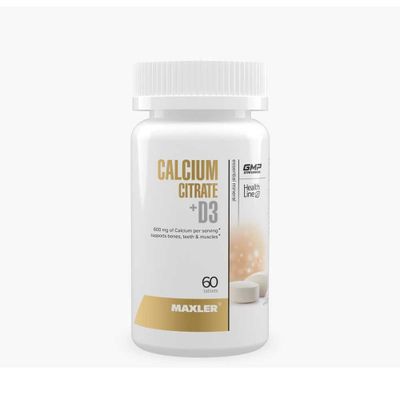 Calcium Citrate + Vitamin D3 60 tabs