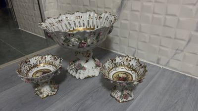 Фруктовницы. Набор из трех предметов.