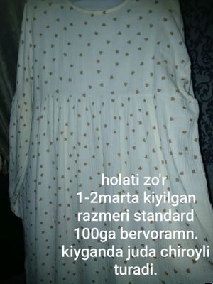 Kiyimlar kop kiyilmagan.holati zo'r