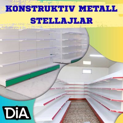 Стеллаж металлический сборный, konstruktiv metall stellajlar