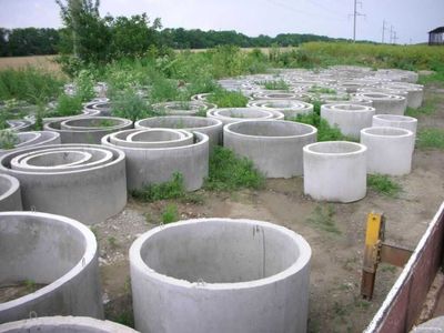 Колодец.Kalodes.Kolodec (кольцо стеновой. Дниша. Плита перекрыти