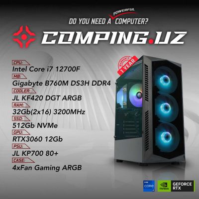 (NEW) 12700F/B760M/32Gb/512Gb/RTX3060