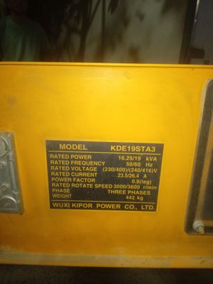 KIPOR GENERATOR