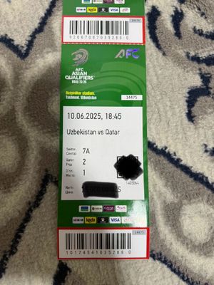 Bilet O’zbekiston vs Qatar oyiniga