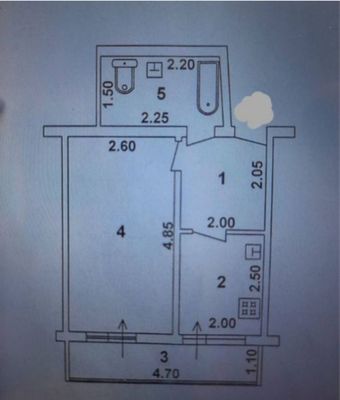 Срочно Аренда 1 комнатная квартира