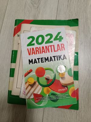 Matematika test kitoblar