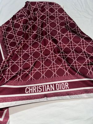 Платок Christian dior в бордовый цвете