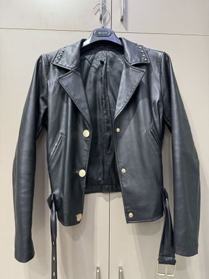 Кожаная куртка EX Armani