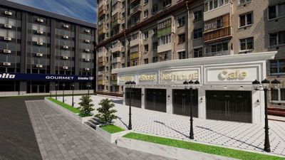 Ор-р: Паркентский рынок. Кафе EVOS Giotto. 150м2 нежилое. Аренда.