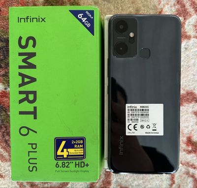 infinix Smart 6 Plyus 64 gb srochno sotiladi