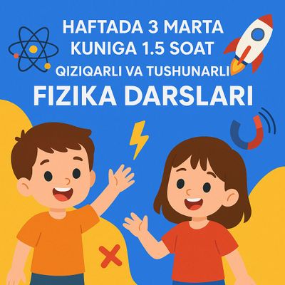 Biz bilan Fizika/ Matematika oson