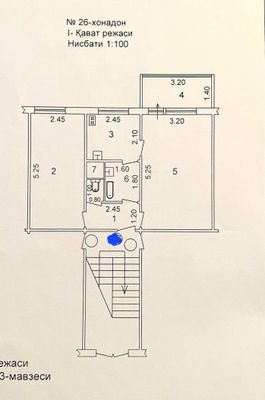 Продаю квартиру Яшнабадский р-он. Авиасозлар-3. 2-ком Всё раздельно