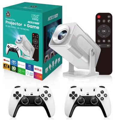 HCS350Pro — Portativ o‘yin pristavkasi konsol proyektorli, Wi-Fi at11