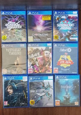 Playstation 4га очилмаган янги дисклар сотамиз нархи 20$