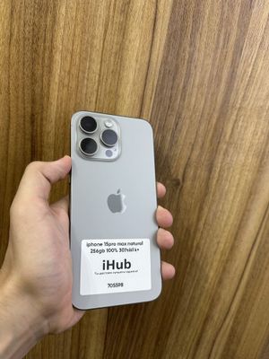 iphone 15 pro max natural 265 gb 100%
