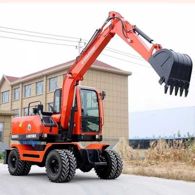 Топ Колесный Экскаватор SHANDING SD80WT-9T 0.3куб